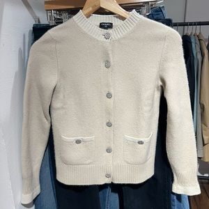 Chanel Cashmere Cream Cardigan